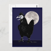 Rooster Ghost Postkarte (Vorne/Hinten)