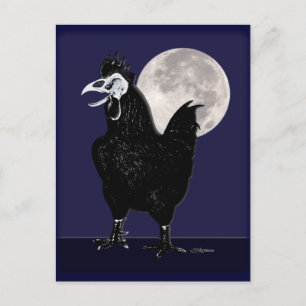 Rooster Ghost Postkarte