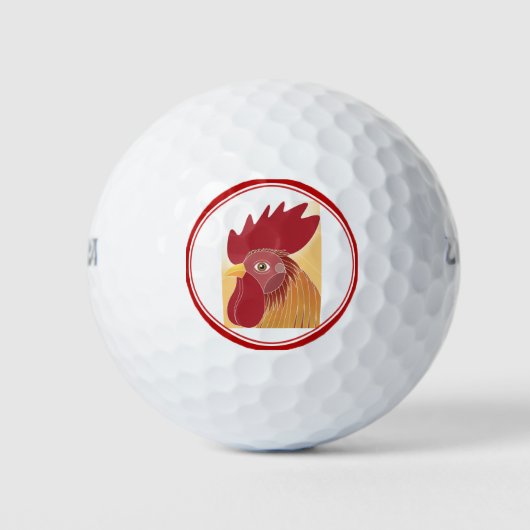 Rooster Golf Ball (Vorderseite)