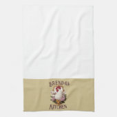 Rooster & Grapes Heraldic Crest, plain, Geschirrtuch (Vertikal)