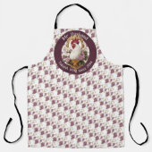 Rooster & Grapes Heraldic Crest Schürze (Vorderseite)