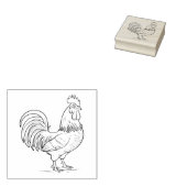 Rooster Gummistempel (Stempel)
