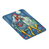 ROOSTER HEN CANODLES, NIEDLICH CHICKEN SWEETHEARD MAGNET (Rechte Seite)