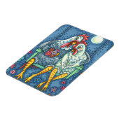 ROOSTER HEN CANODLES, NIEDLICH CHICKEN SWEETHEARD MAGNET (Linke Seite)