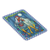 ROOSTER HEN CANODLES, NIEDLICH CHICKEN SWEETHEARD MAGNET (Rechte Seite)