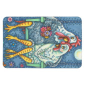 ROOSTER & HEN LOVERS, CHICKEN MAGNET Large (Horizontal)