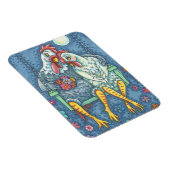 ROOSTER & HEN LOVERS, CHICKEN MAGNET Rectangle (Rechte Seite)