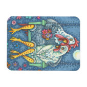 ROOSTER & HEN LOVERS, CHICKEN MAGNET Rectangle (Horizontal)