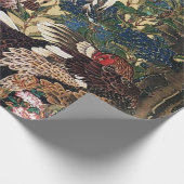 Rooster Hen und Hydrangea von Ito Jakuchu Geschenkpapier (Ecke)