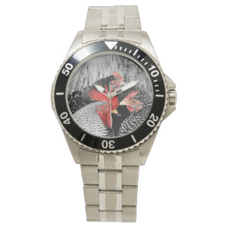 Rooster Hen Watch Bauer Armbanduhr