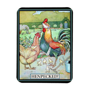 Rooster Henpecked von Hen Magnet