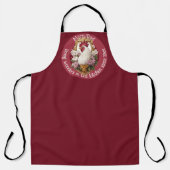 Rooster Heraldic Crest Apron Schürze (Vorderseite)