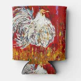 Rooster-Hühnchen können kühlen Dosenkühler