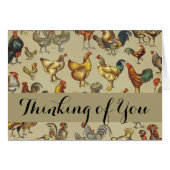 Rooster-Hühnerfarm Landtier (Vorderseite (Horizontal))