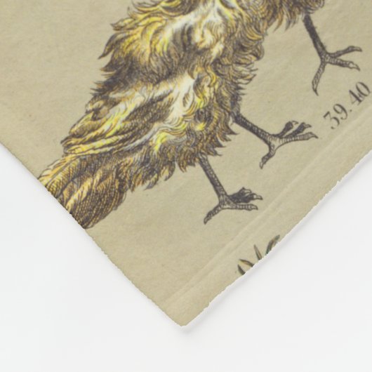 Rooster-Hühnerfarm Landtier Fleecedecke (Ecke)