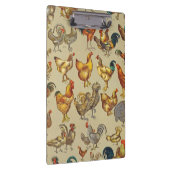 Rooster-Hühnerfarm Landtier Klemmbrett (Rechts)