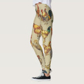 Rooster-Hühnerfarm Landtier Leggings (Links)