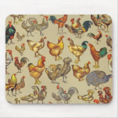 Rooster-Hühnerfarm Landtier Mousepad (Vorne)