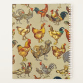 Rooster-Hühnerfarm Landtier Planer (Rückseite)