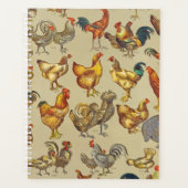 Rooster-Hühnerfarm Landtier Planer (Vorderseite)