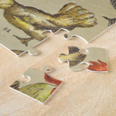 Rooster-Hühnerfarm Landtier Puzzle (Seite)