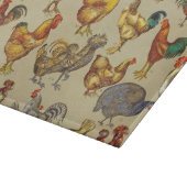 Rooster-Hühnerfarm Landtier Schneidebrett (Ecke)