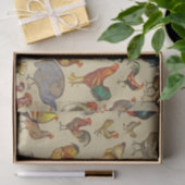 Rooster-Hühnerfarm Landtier Seidenpapier (Geschenk)