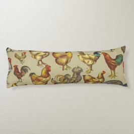 Rooster-Hühnerfarm Landtier Seitenschläferkissen