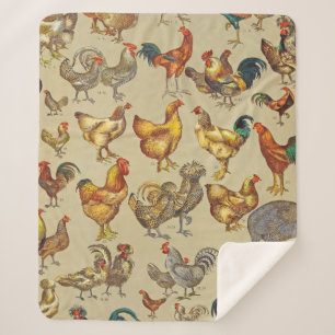 Rooster-Hühnerfarm Tiergeflügel Land Sherpadecke