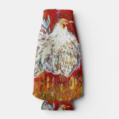 Rooster-Hühnerflasche Cooler Flaschenkühler (Vorderseite)