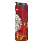 Rooster-Hühnerthermie Thermosbecher (Nach rechts gedreht)