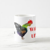 Rooster "Ich habe GEWECKT" Humorvoll Kaffeetasse (Mittel)