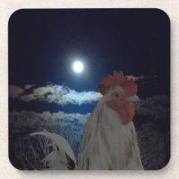 Rooster im Mondschein, Untersetzer