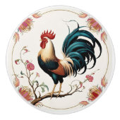 Rooster in der Keramik Keramikknauf (Vorderseite)