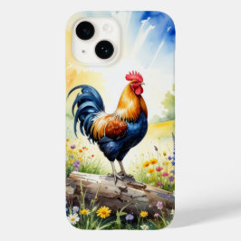 Rooster in einem Fall mit dem Handy-Protokoll Case-Mate iPhone 14 Hülle