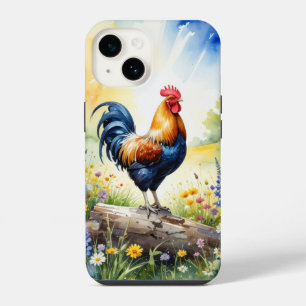 Rooster in einem Fall mit dem Handy-Protokoll iPhone 14 Hülle