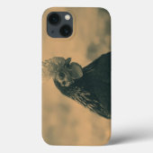 Rooster in Sepia Case-Mate iPhone Hülle (Rückseite)
