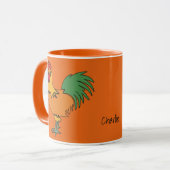 Rooster-individuelle Name und Tasse (Vorderseite Links)