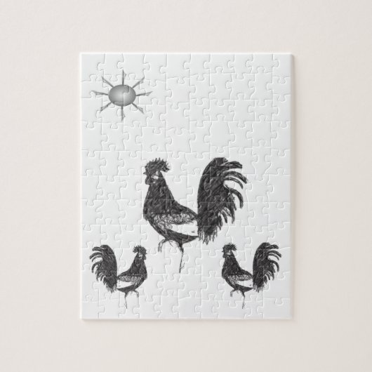 Rooster Jigsaw Puzzle (Vertikal)