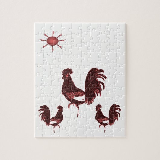 Rooster Jigsaw Puzzle (Vertikal)