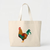 Rooster Jumbo Stoffbeutel (Vorne)