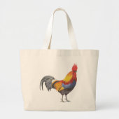 Rooster Jumbo Stoffbeutel (Vorne)