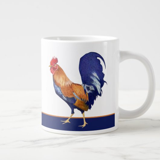 Rooster-Jumbo-Tasse Jumbo-Tasse (Rechts)