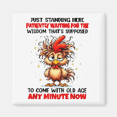 Rooster Just Standing Here Patiently Waiting For T Magnet (Vorne)