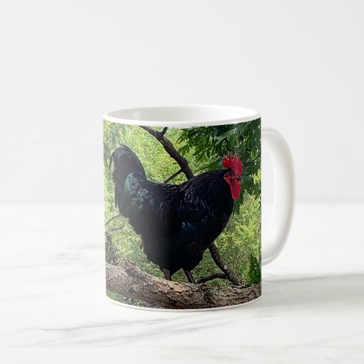 Rooster Kaffeetasse (VorderseiteRechts)