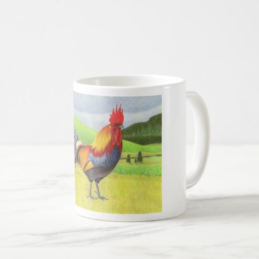 Rooster Kaffeetasse (VorderseiteRechts)