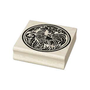 Rooster-Kautschuk-Briefmarke Gummistempel