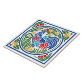 Rooster-Keramik Fliese (Seite)