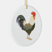 Rooster Keramik Ornament (Rechts)