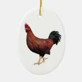 Rooster Keramik Ornament (Vorne)